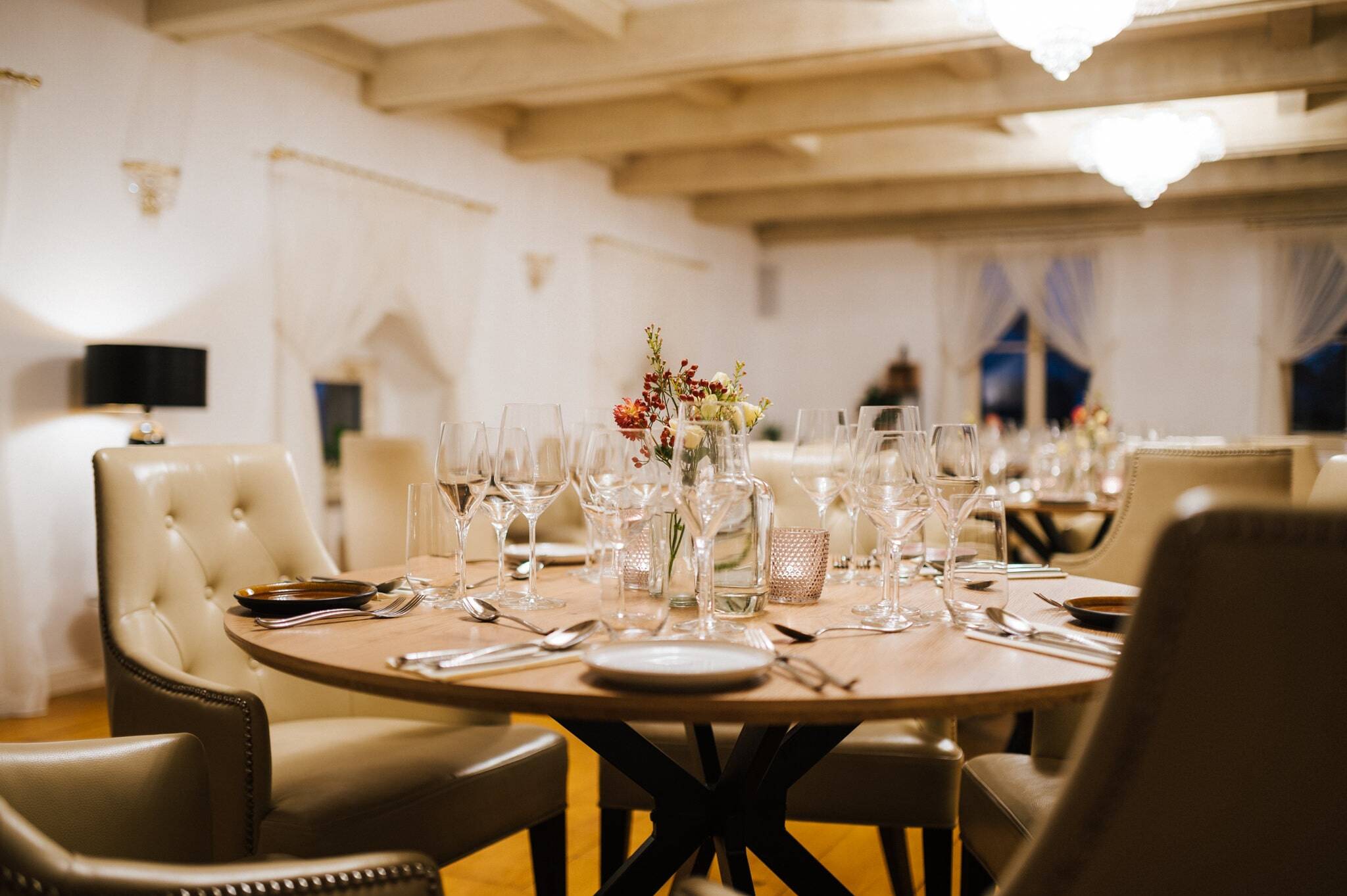 5-course menu with wine pairing - Tasting in the Chateau Trnová Restaurant