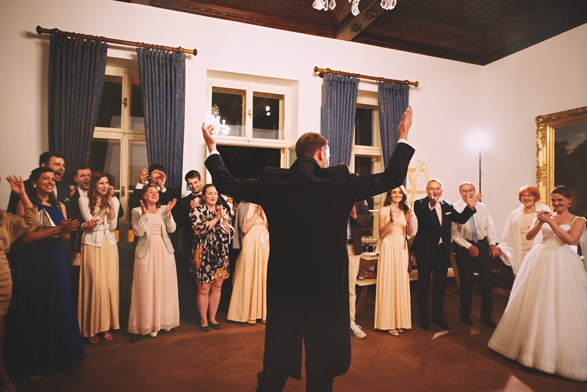 Svatba Lenky a Ondry - Večerní svatební oslava - Svatba v Chateau Trnová u Prahy