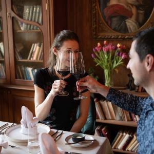 Romantischer Aufenthalt mit Abendessen im Schloss Trnová